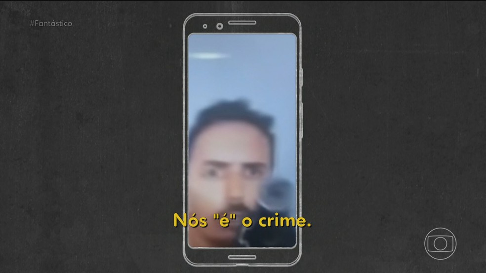 Homem mais procurado do RN fez vídeos para redes sociais durante confronto com a polícia; veja — Foto: Reprodução/TV Globo