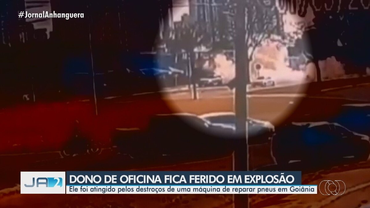 Vídeo mostra momento em que autoclave explode em borracharia e