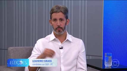 VÍDEOS: candidato no 2º turno, Leandro Grass é entrevistado no DF2 - imagem 7