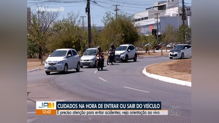 Veja os cuidados na hora de entrar ou sair do veículo
