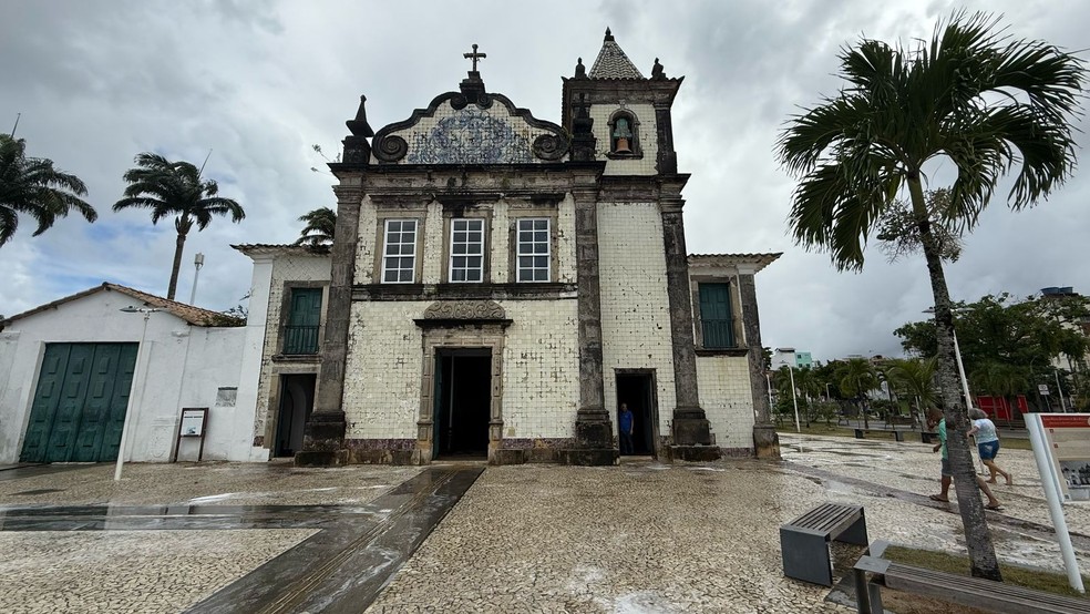 Igreja de Nossa Senhora da Boa Viagem, em Salvador — Foto: Arquivo pessoal