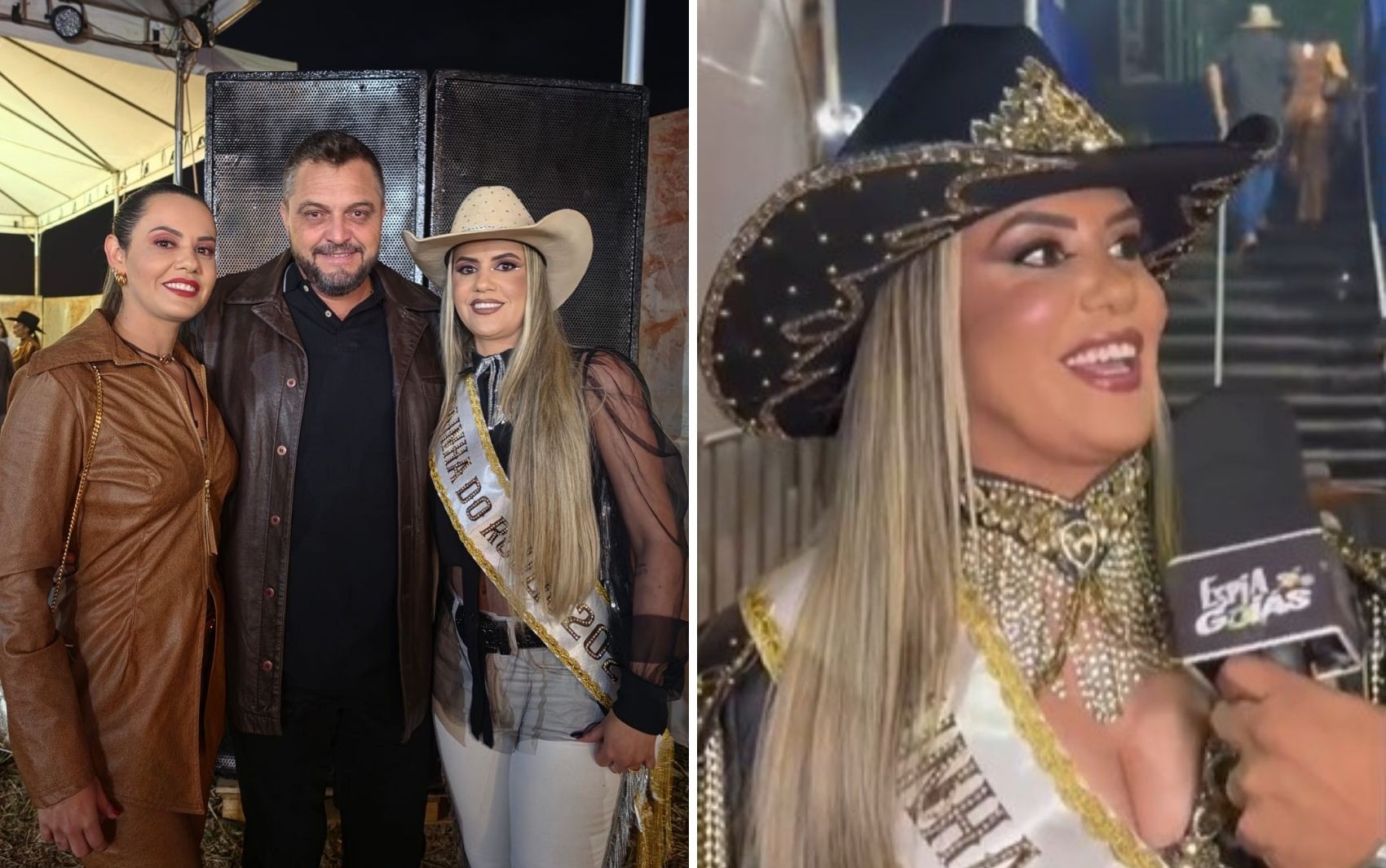 Trisal formado por rainha de rodeio, irmã gêmea e agricultor tem filhos e está há 6 anos junto: 'A gente é muito feliz’ 