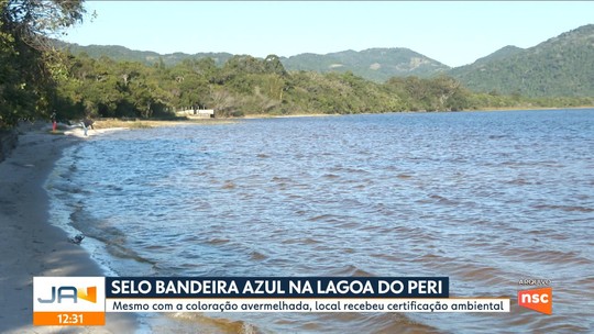 Lagoa do Peri recebe Selo Bandeira Azul pela oitava vez - Programa: Jornal do Almoço - SC 