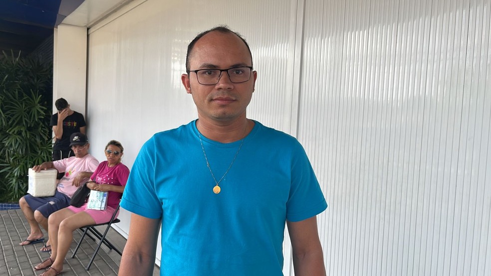 Francisco de Assis Pereira,  31 anos, tenta vaga para o curso de enfermagem no Piauí — Foto: Júlio Costa/g1 Piauí