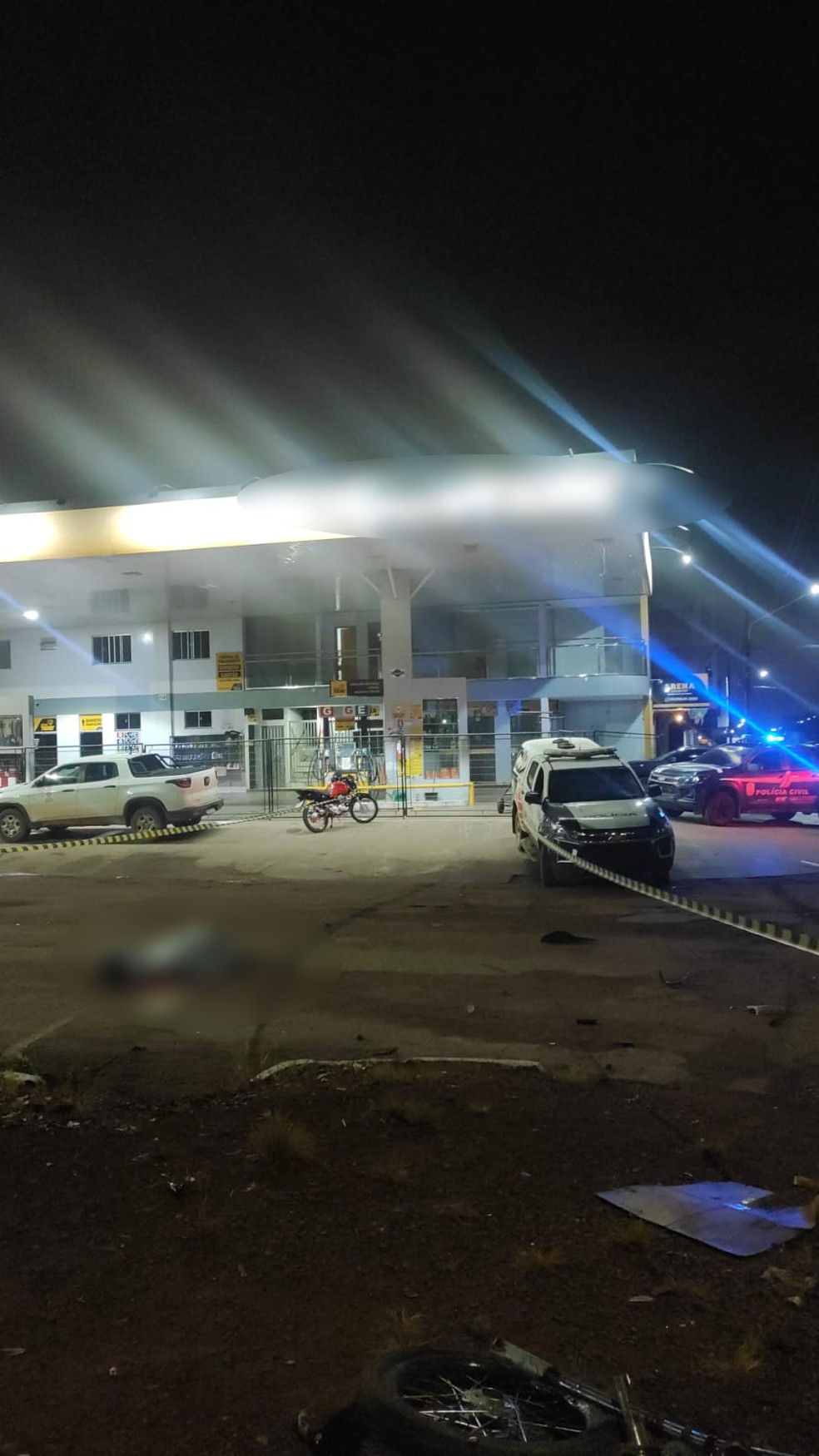 Acidente aconteceu nessa quinta (1°), em Guarantã do Norte — Foto: Reprodução 