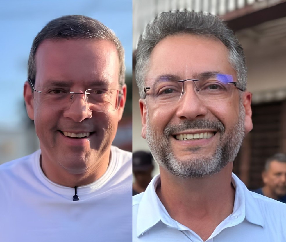 Dr. Furlan e Clécio Luís, melhores posicionados na pesquisa no Amapá.  — Foto: Reprodução