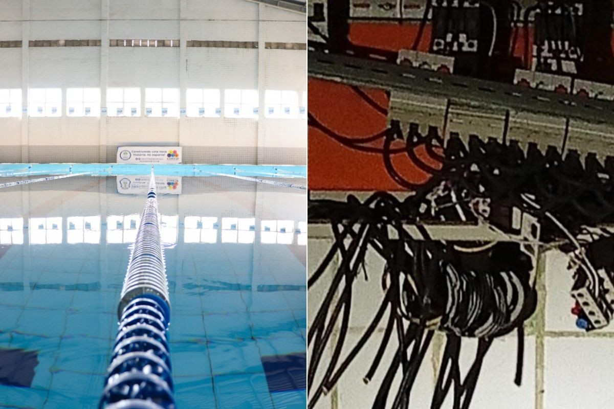 Piscina municipal é invadida e tem casa de máquinas furtada no litoral de SP