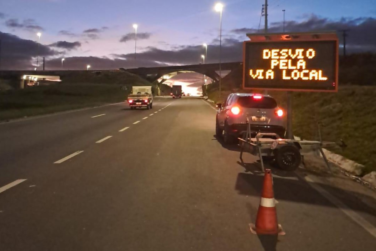 Trecho da BR-232 em Caruaru recebe interdição no sentido Interior; veja rota