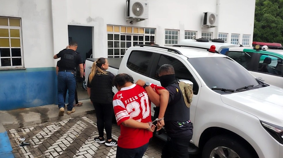 Suspeitos foram presos em Operação alusiva ao Dia Nacional de Combate a Exploração Sexual Infantil — Foto: Divulgação/Polícia Civil do Amazonas