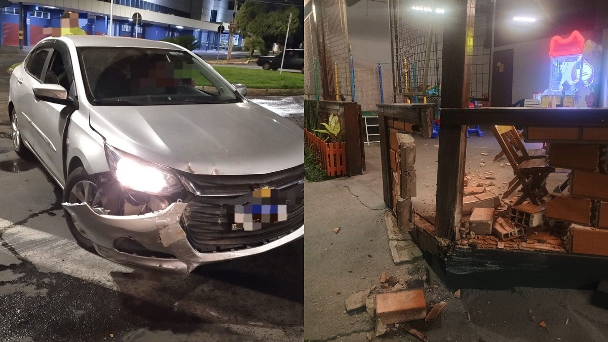 Motorista embriagado perde controle de carro, invade pastelaria e é preso em Jaú