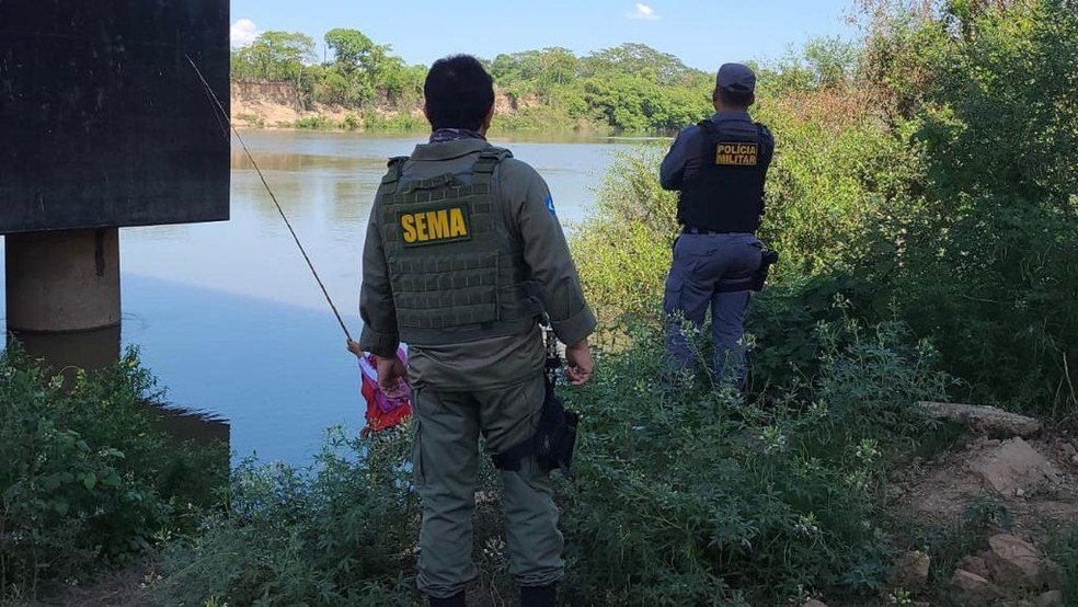 Polícia ambiental prende 7 pessoas por pesca ilegal — Foto: Sema-MT