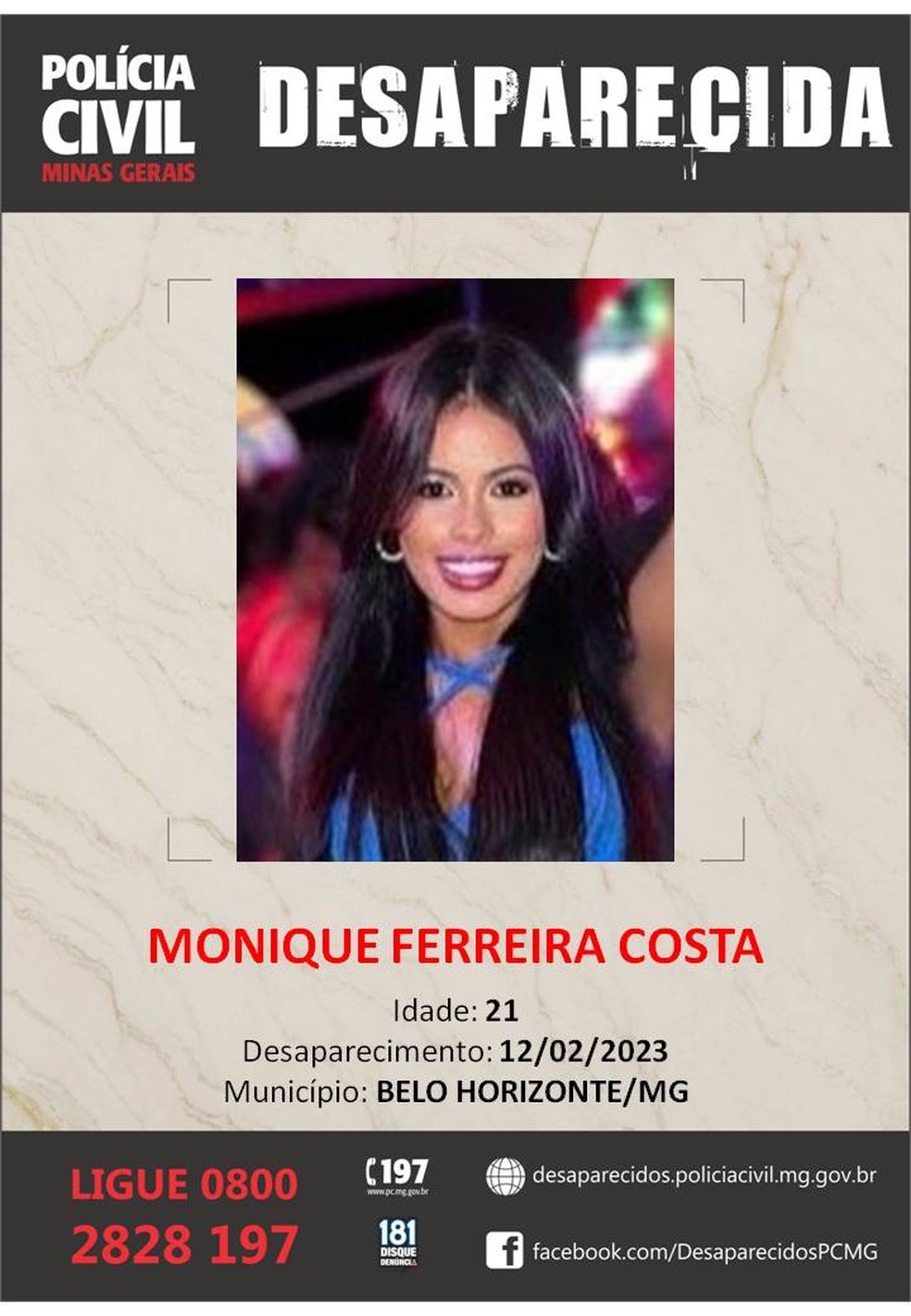 Corpo encontrado em Ouro Preto é de jovem desaparecida em BH; polícia  suspeita de homicídio | Minas Gerais | G1
