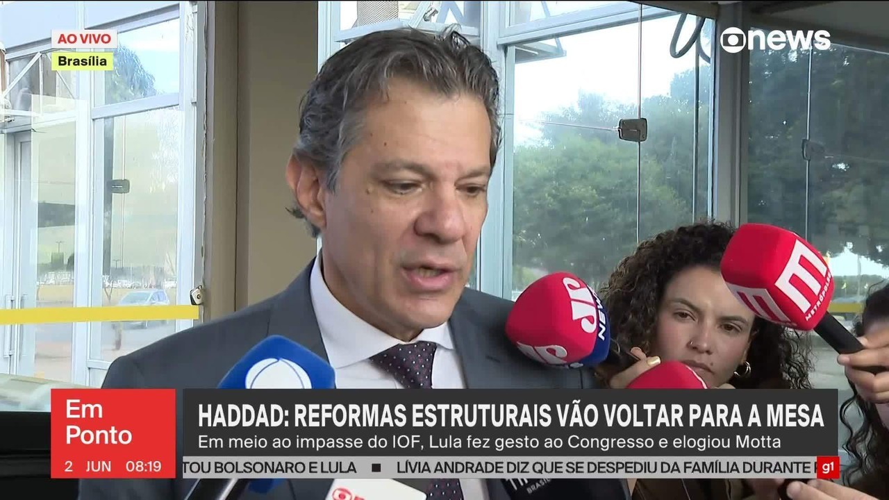 Haddad admite alterar de novo IOF e fala em 'corrigir distorções' em tributos dos bancos nesta semana, mas quer reformas estruturais