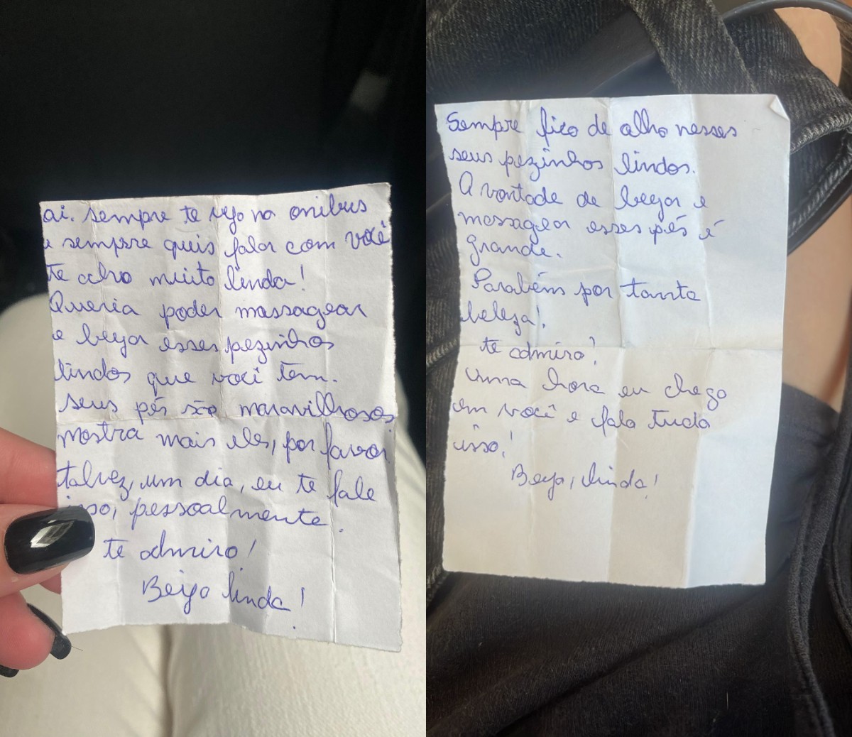 Como bilhetes escondidos em bolsas expuseram caso de importunação sexual em ônibus em SC