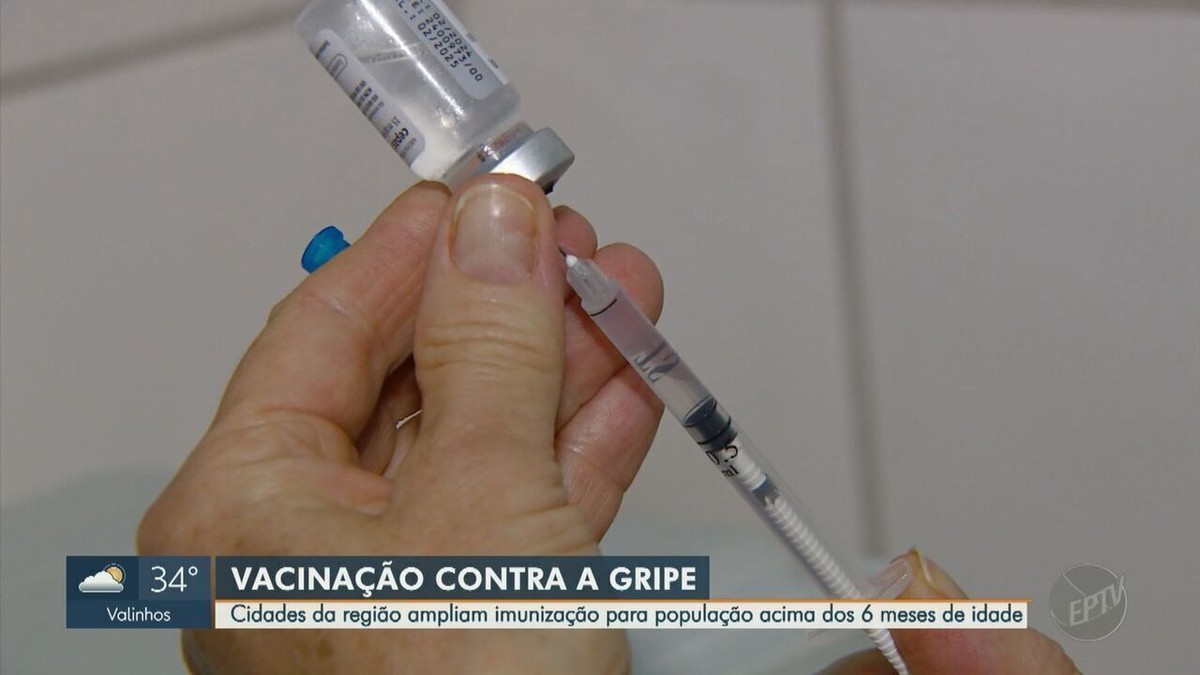 Saiba quais cidades da região de Campinas ampliaram a vacinação contra a gripe para o público geral 