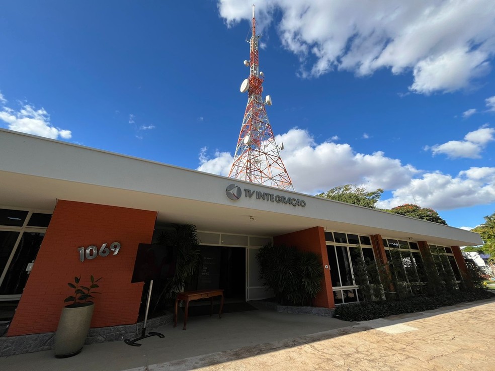 TV Integração, sede emissora em Uberlândia — Foto: Luís Fellipe Borges/g1