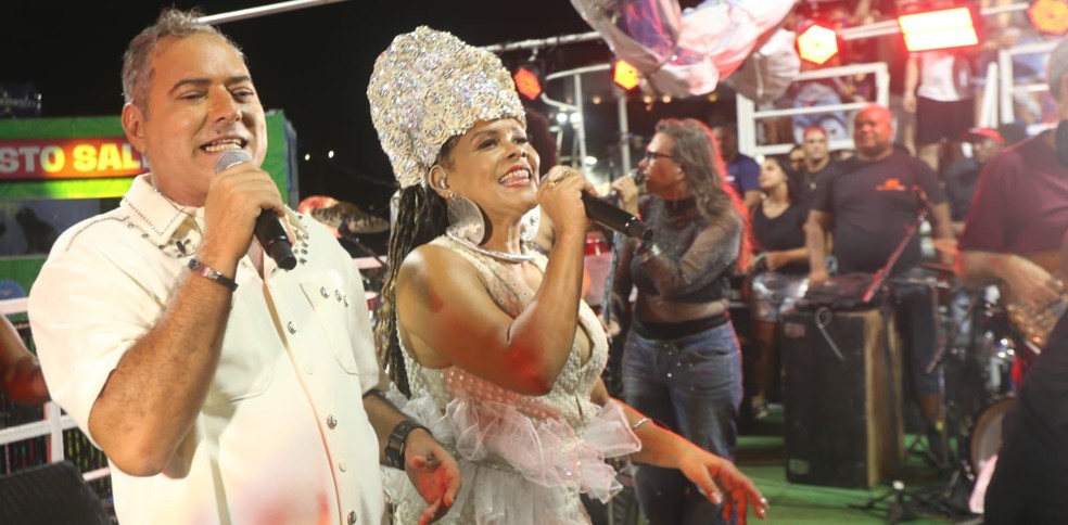 Banda Mel se apresenta em Salvador — Foto: Edgar de Souza