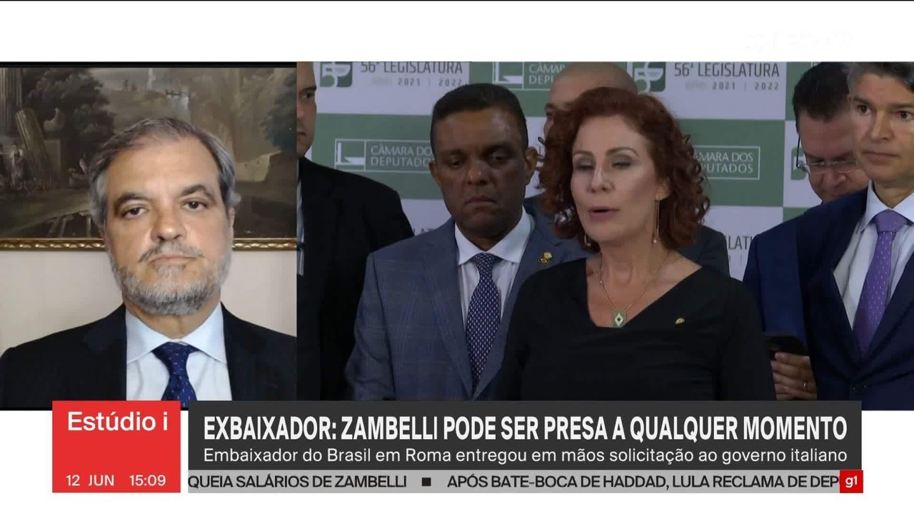 Carla Zambelli pode ser presa a qualquer momento, diz embaixador brasileiro na Itália