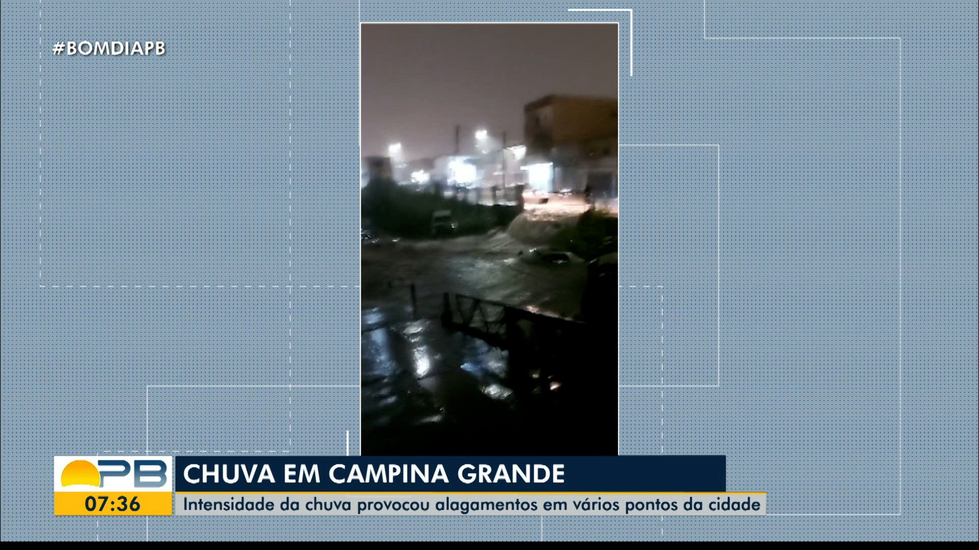 Campina Grande registra chuvas e alagamentos em vários bairros, mas ninguém fica ferido
