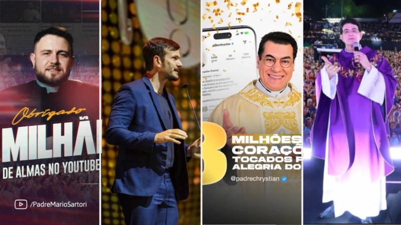 Além de frei Gilson: quem são os padres influencers da Igreja Católica