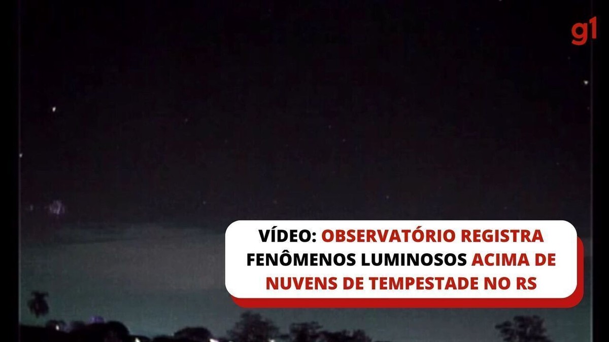 Vídeo: fenômeno luminoso é flagrado na fronteira do Brasil com o Uruguai