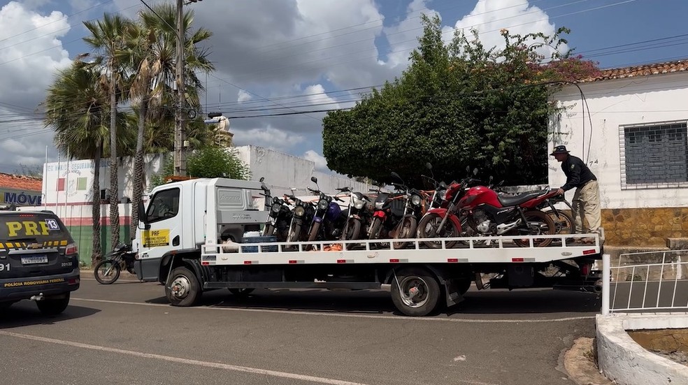 Polícia apreende mais de 160 veículos furtados, roubados e adulterados no PI e MA — Foto: Divulgação/PRF