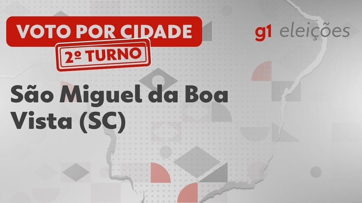 Eleições em São Miguel da Boa Vista (SC) Veja como foi a votação no 2º turno Santa Catarina G1