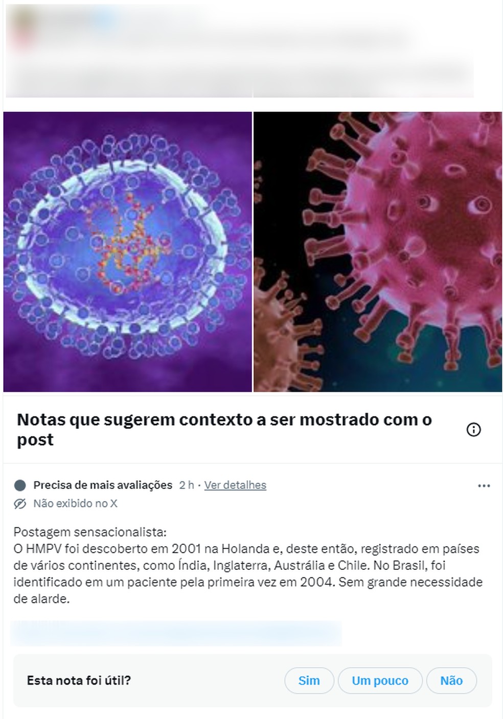 Exemplo de notas da comunidade do X — Foto: Reprodução/X