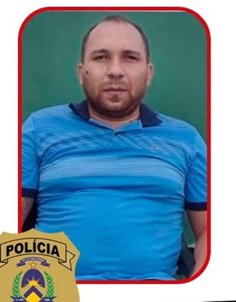 Cl�udio Jerre Alexandre Dias, considerado foragido da Justi�a ap�s ser condenado pelo assassinato da ex-companheira � Foto: Reprodu��o