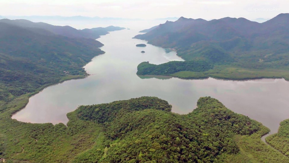 Saco do Mamanguá fica em Paraty — Foto: Reprodução/TV Globo