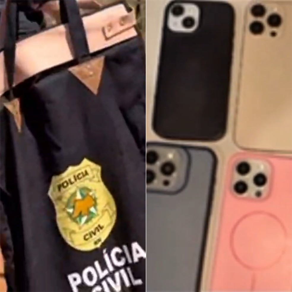 Operação da Polícia Civil cumpriu mandados de busca e apreensão contra influenciadores — Foto: Reprodução/Polícia Civil