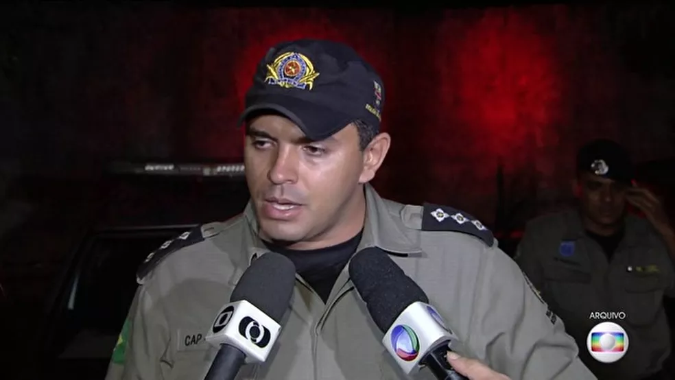 Major Augusto Sampaio, em Goiás — Foto: Reprodução/TV Anhanguera