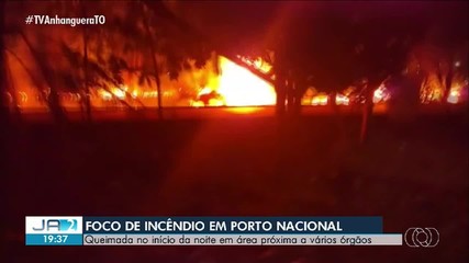 Foco de incêndio é registrado em Porto Nacional