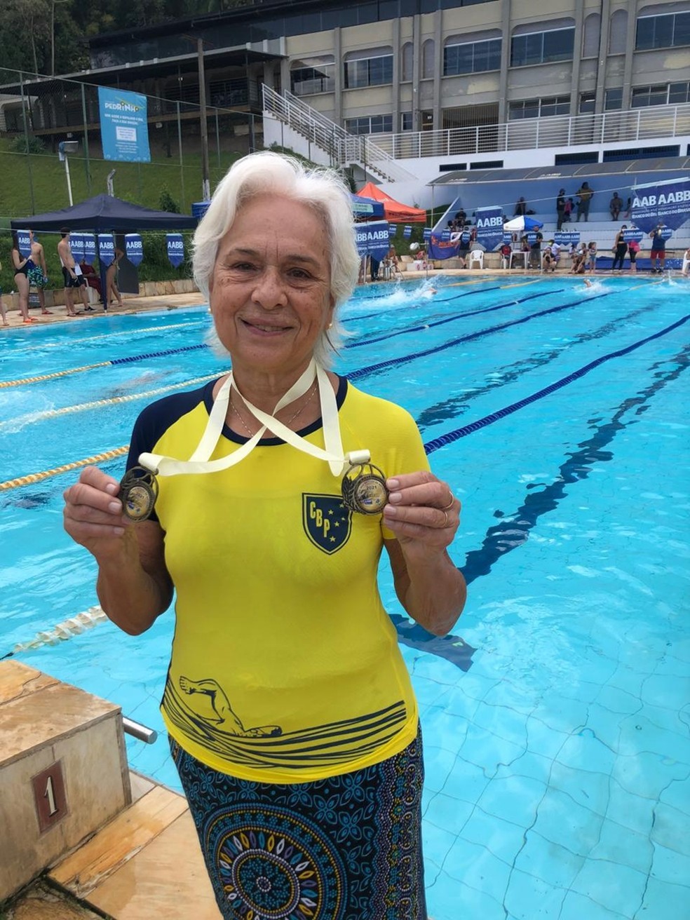 Moradora de Juiz de Fora, Dalila Cruz, de 81 anos, mantém uma rotina cheia de atividades — Foto: Arquivo Pessoal