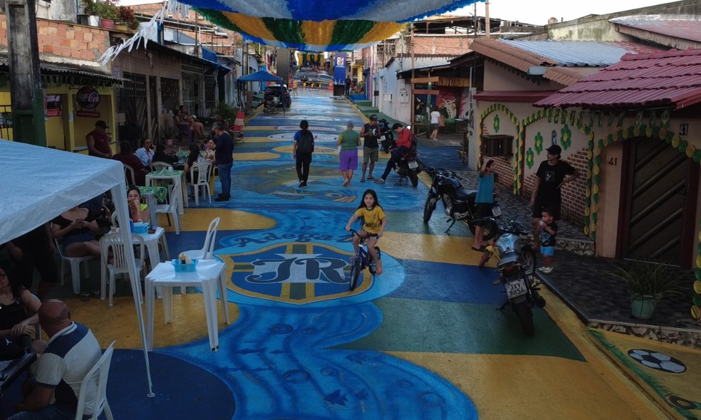 Rua 3, no bairro Alvorada, em Manaus — Foto: Alexandro Perereira/Rede Amazônica