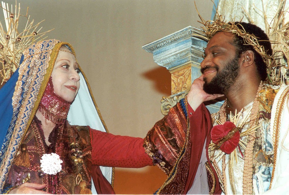 Fernanda Montenegro em 'O Auto da Compadecida', de 1999 — Foto: Globo