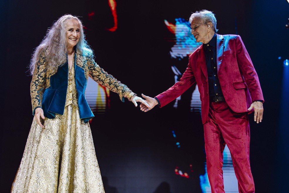 Maria Bethânia e Caetano Veloso — Foto: Roncca / Divulgação