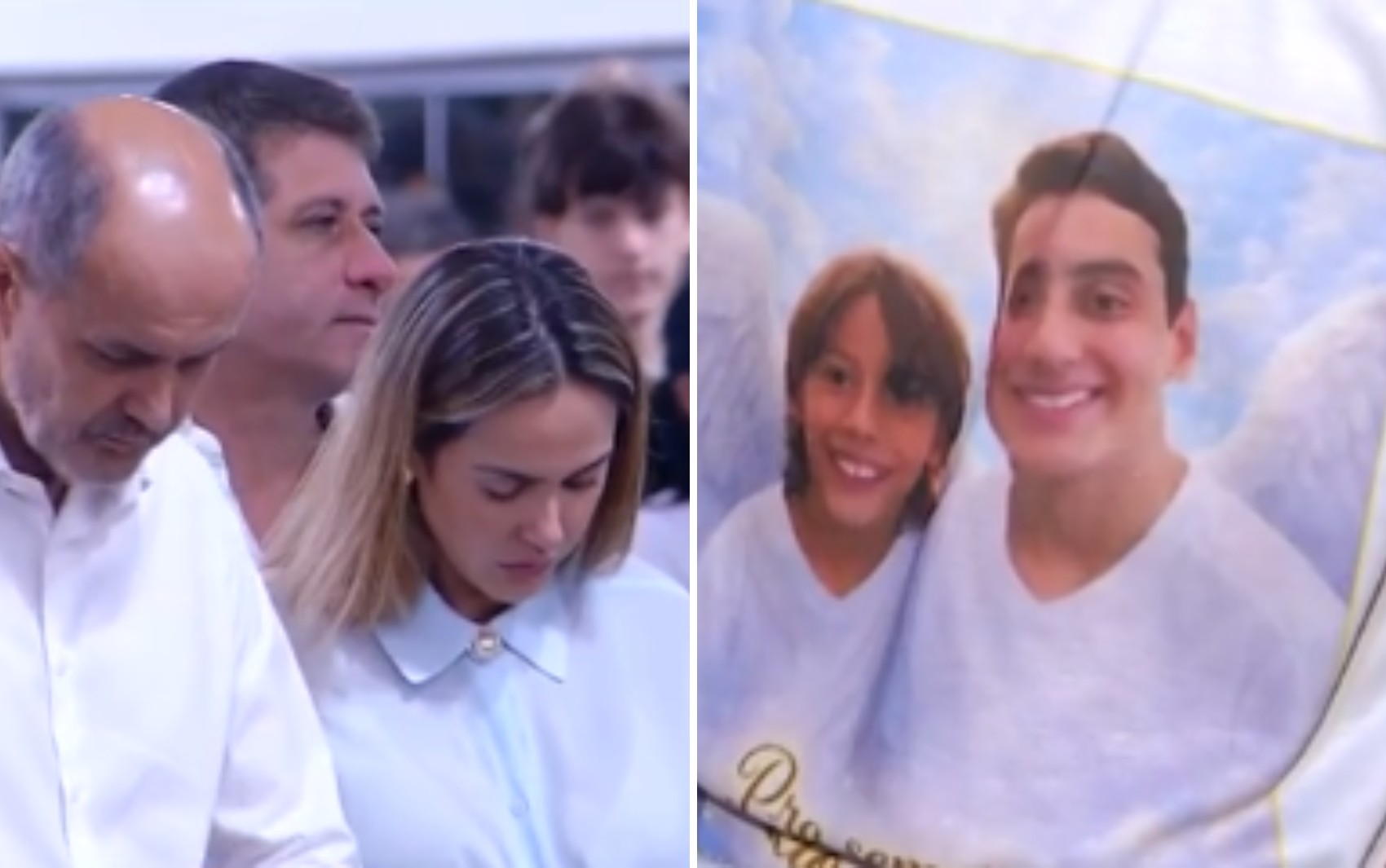 Missa de 7º dia de netos de prefeito mortos por secretário é marcada por homenagens 