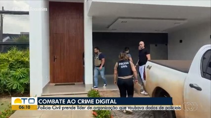Polícia prende suspeito de liderar organização que roubava dados de policiais