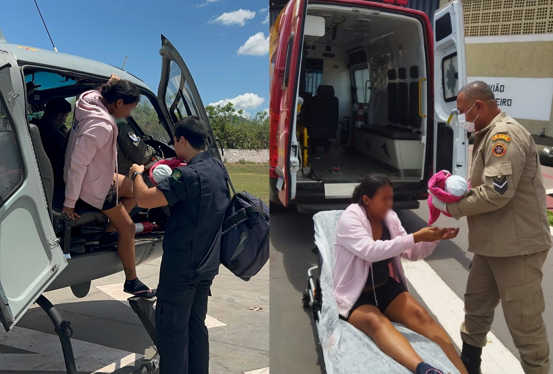 Pai realiza parto por telefone antes de resgate aéreo em área de difícil acesso do Pantanal