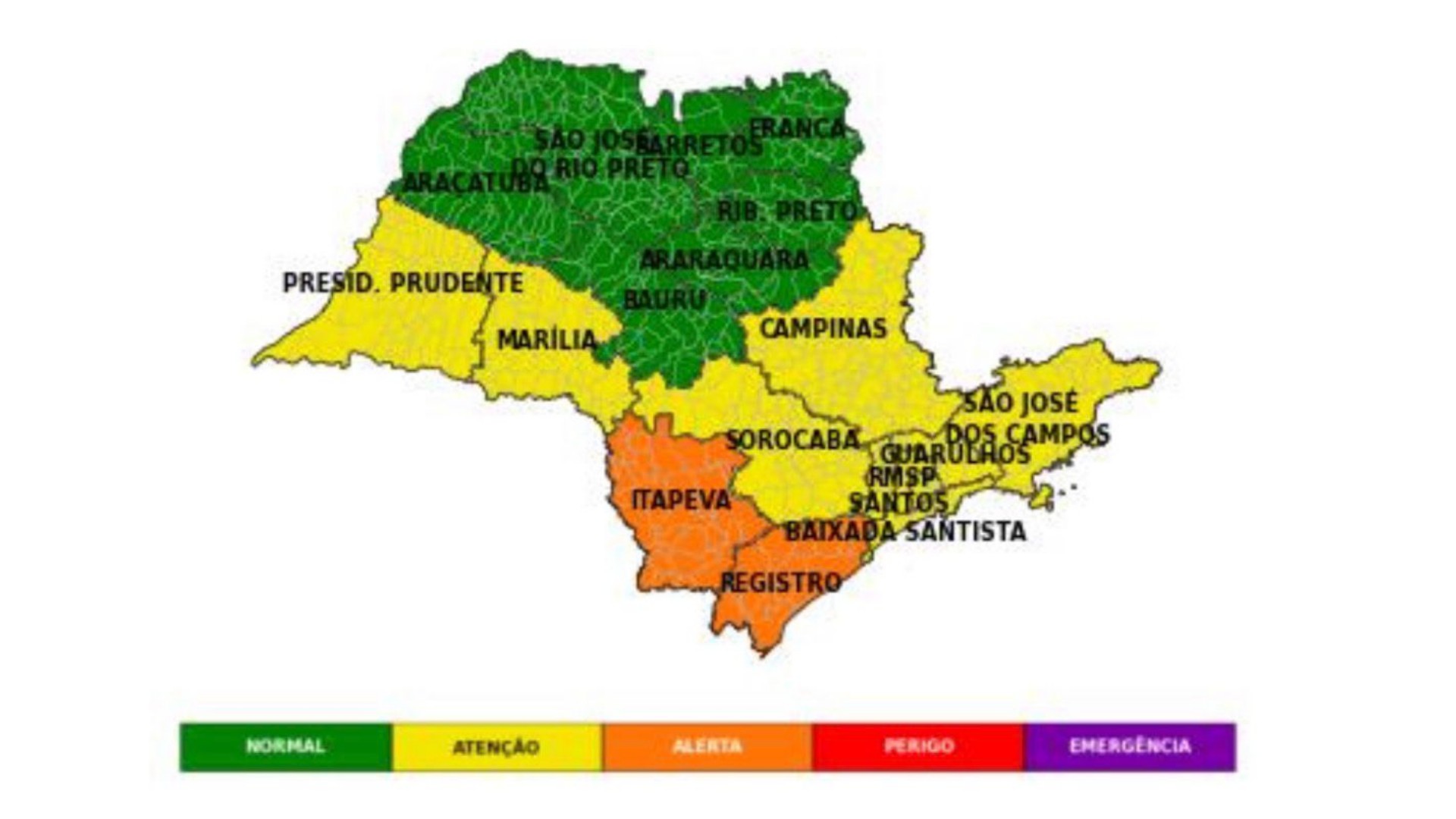 Defesa Civil alerta para calor e pancadas de chuva com raios e rajadas de vento no interior de SP