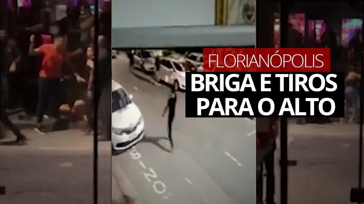 Briga em bar termina com tiros para o alto e homem ferido na Grande Florianópolis VÍDEO Santa