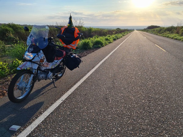 G1 - Jovem percorre mais de 8 mil km pela América do Sul com moto