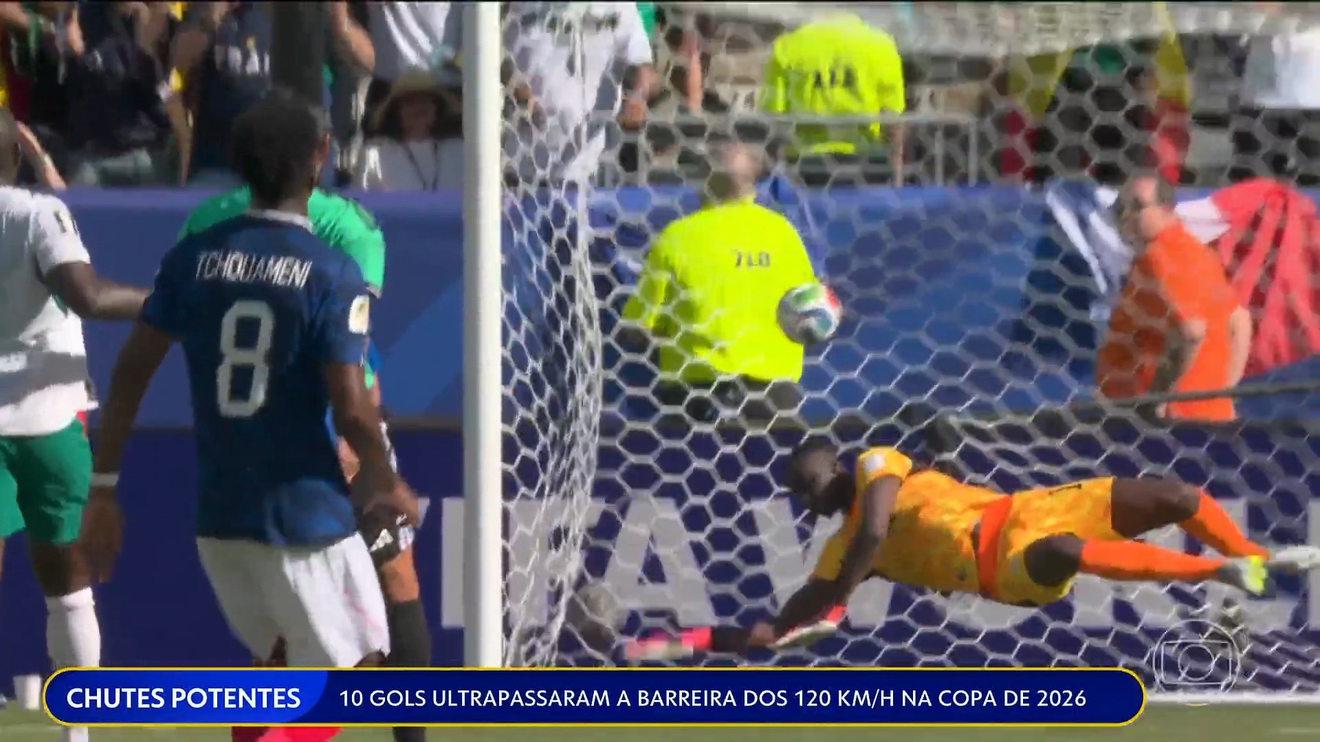 Chutes cada vez mais potentes marcam a Copa; tecnologia revela finalizações acima de 120 km/h