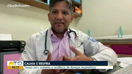 Clima seco aumenta a incidência de doenças respiratórias