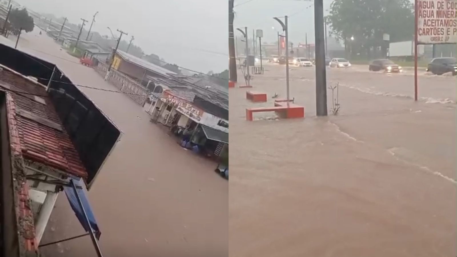 Fortes chuvas provocam alagamentos em Marituba e prefeitura decreta situação de emergência