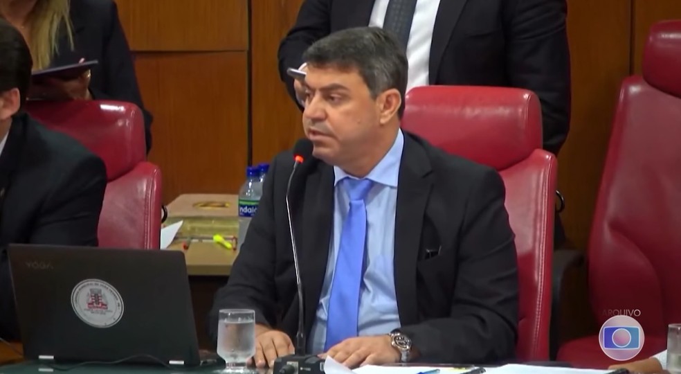 Dinho presidente da Cãmara de Jioão Pessoa  — Foto: Reprodução/TV Globo