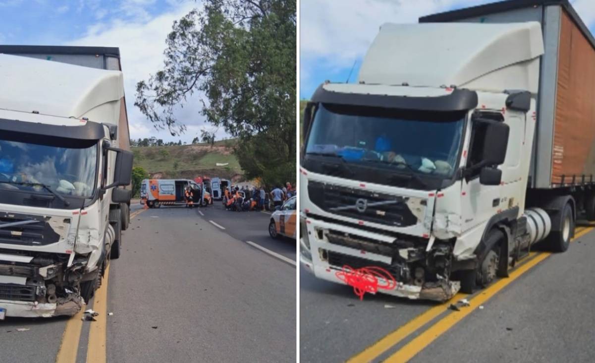 Acidente na BR-381 com carro e carreta deixa 4 mortos e feridos
