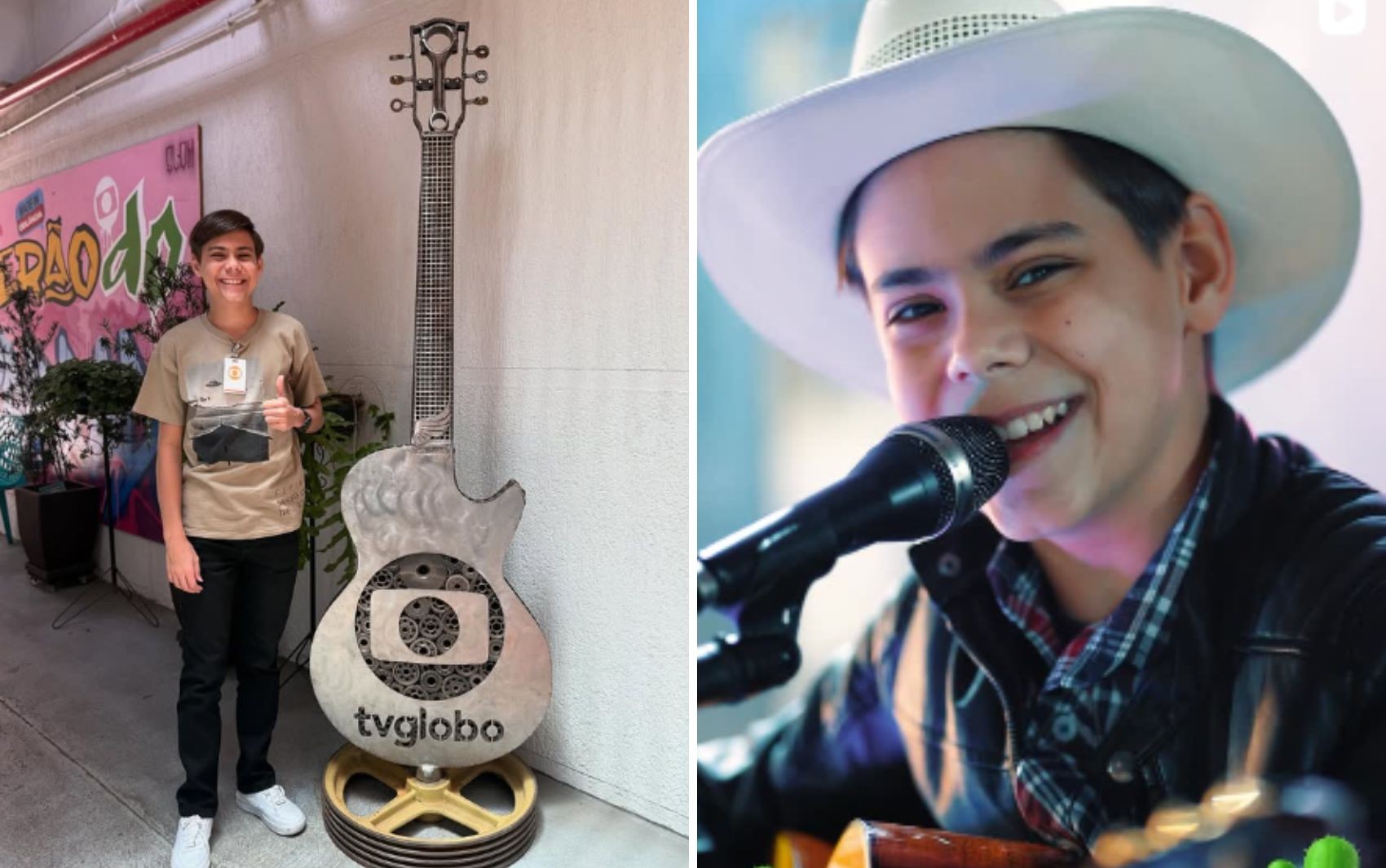 Cantor de 13 anos se emociona ao passar em seleção para participar de novela: ‘Surpresas que a vida me faz’