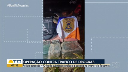 Polícia apreende 490 kg de substância análoga à cocaína